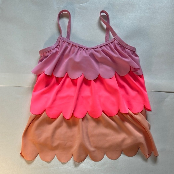 OshKosh B'gosh Kids Swim Top - Pink and Orange - Picture 1 of 6